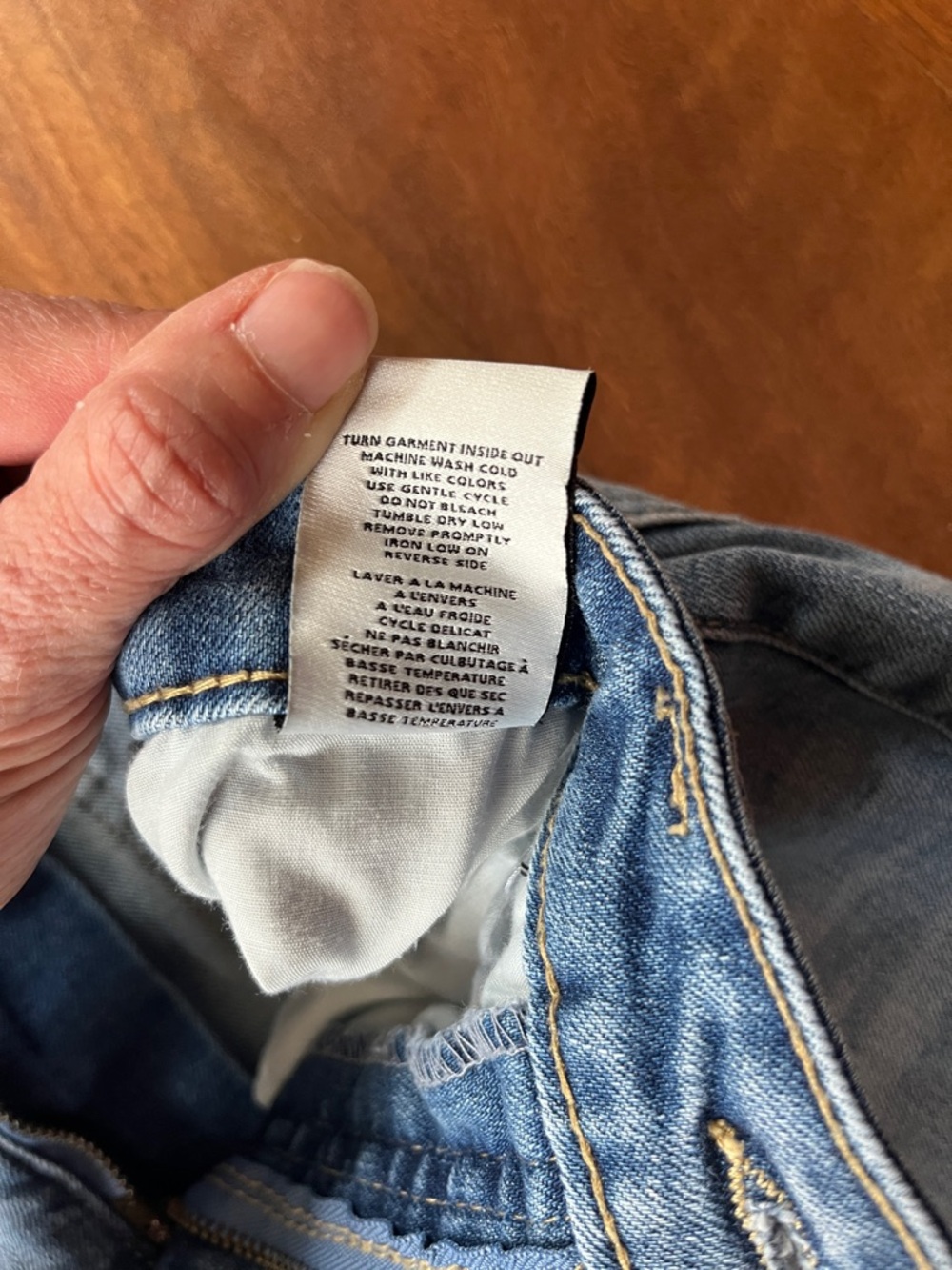 Like new Light Wash Straight-Leg Oat Jeans - Picture 8 of 16